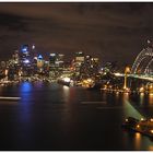 Sydney, by night, w/ Queen Elizabeth II