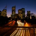 Sydney City - Lichter bei Nacht