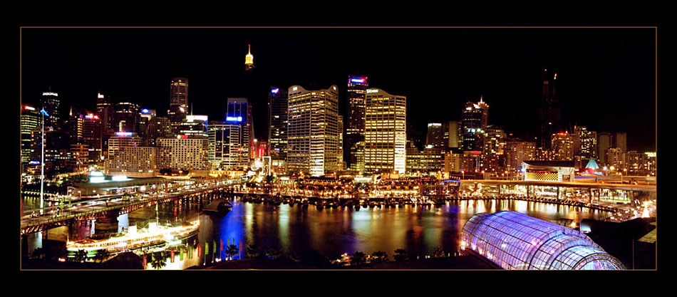 Sydney Dez. 2002 - Blick aus dem Hotelfenster in Darling Harbour