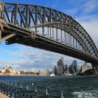 Sydney -Die Sydney-Harbour Bridge und das weltberühmte Sydney-Opera House-