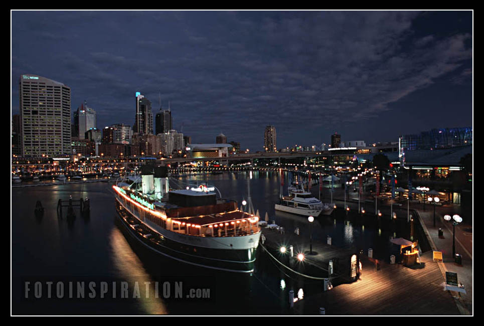 Sydney Harbour blue hour