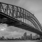 Sydney Harbour Bridge Black and White