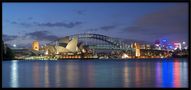 Sydney Harbour Bridge by Night von Claus Dabbert