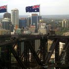 Sydney Harbour Bridge from Helicopter