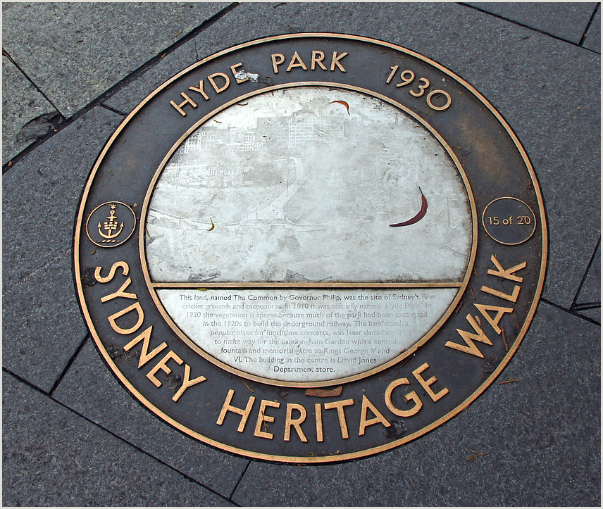 ..Sydney Heritage Walk..