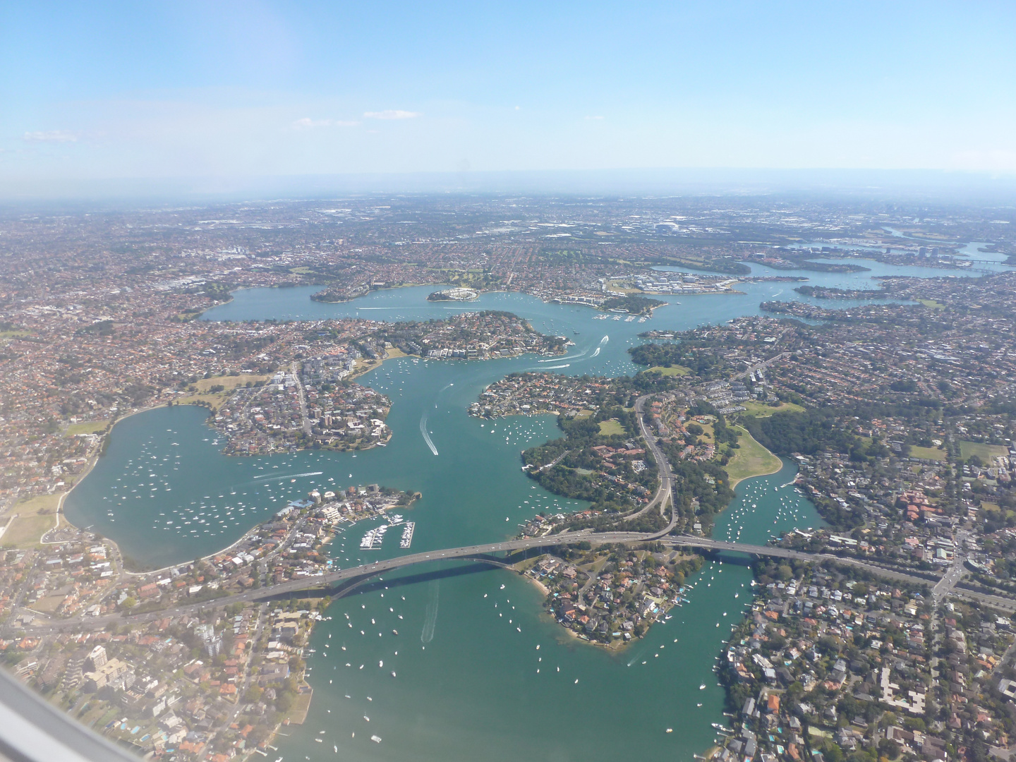 Sydney im Anflug