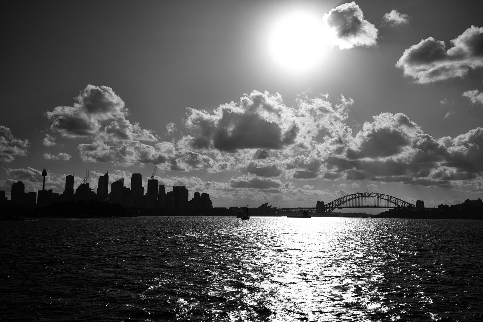 Sydney im Gegenlicht