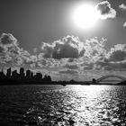 Sydney im Gegenlicht