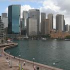 Sydney nahe der Oper Blick in Richtung Circular Quay