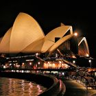 Sydney Oper bei Nacht