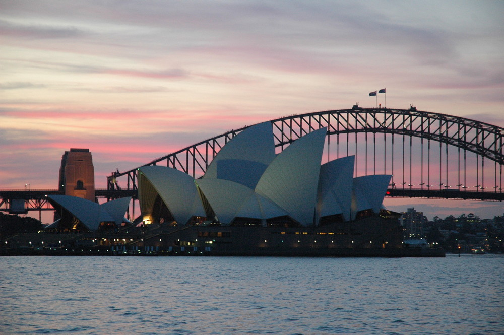 Sydney Opera at dusk