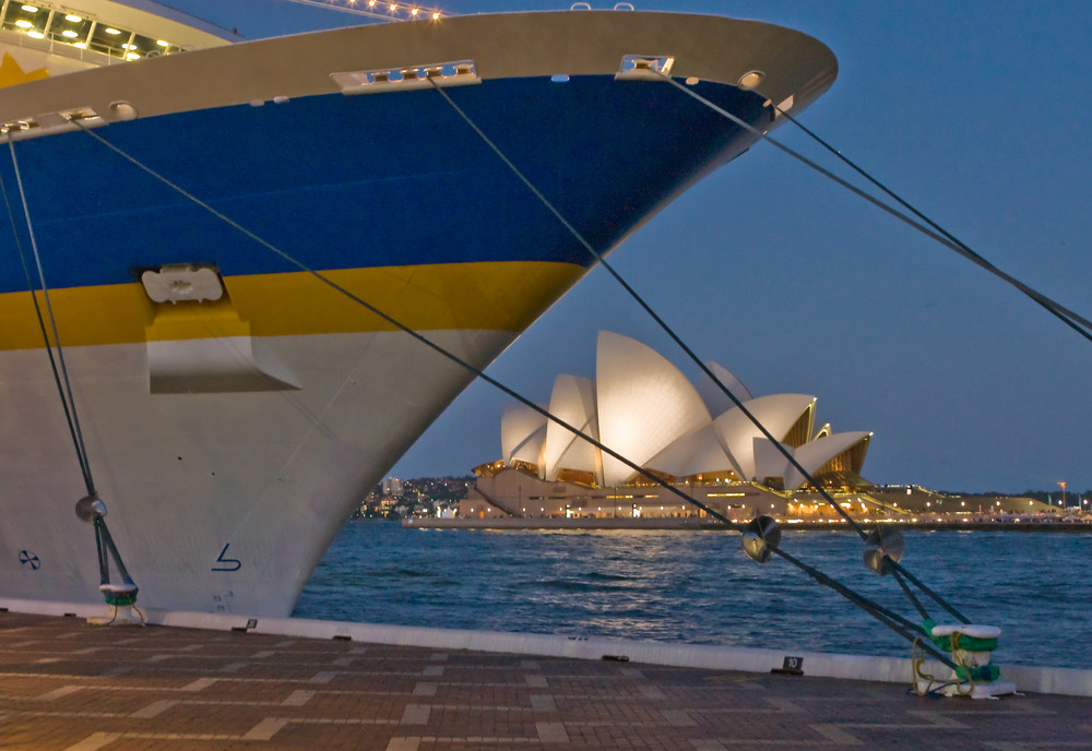 Sydney Opera House bei Nacht