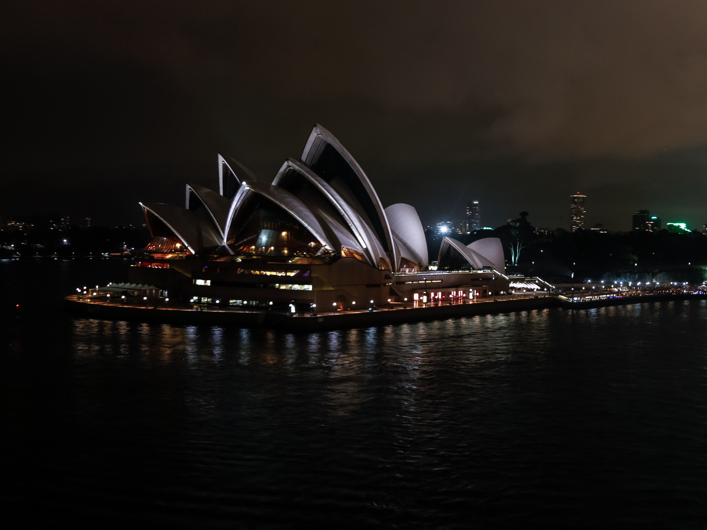 Sydney Opera house by night