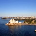 Sydney Opera House from the Harbour Bridge