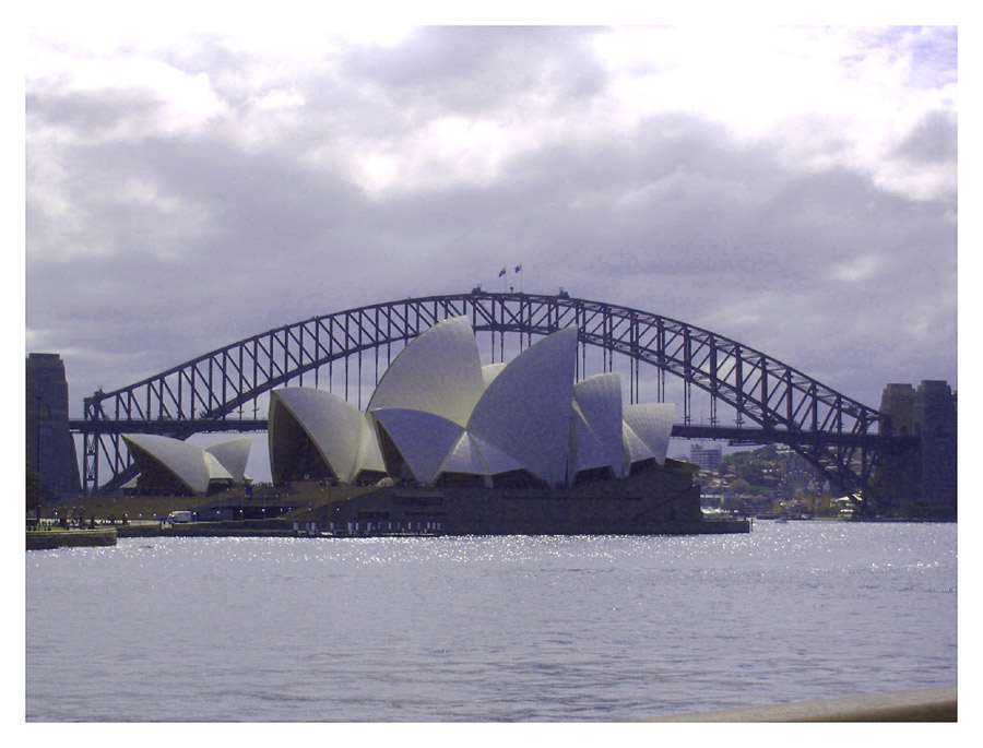 Sydney Opera House mit Harbour Bridge