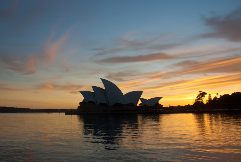 Sydney Opera in der Morgendämmerung