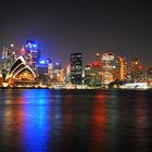 Sydney skyline at night