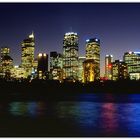 Sydney Skyline bei Nacht