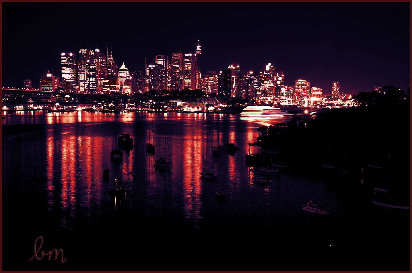 Sydney Skyline by Night