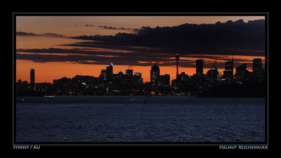 Sydney Skyline from Watsons Bay, Sydney, NSW / AU