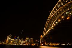 Sydney Skyline & Harbour Bridge by night