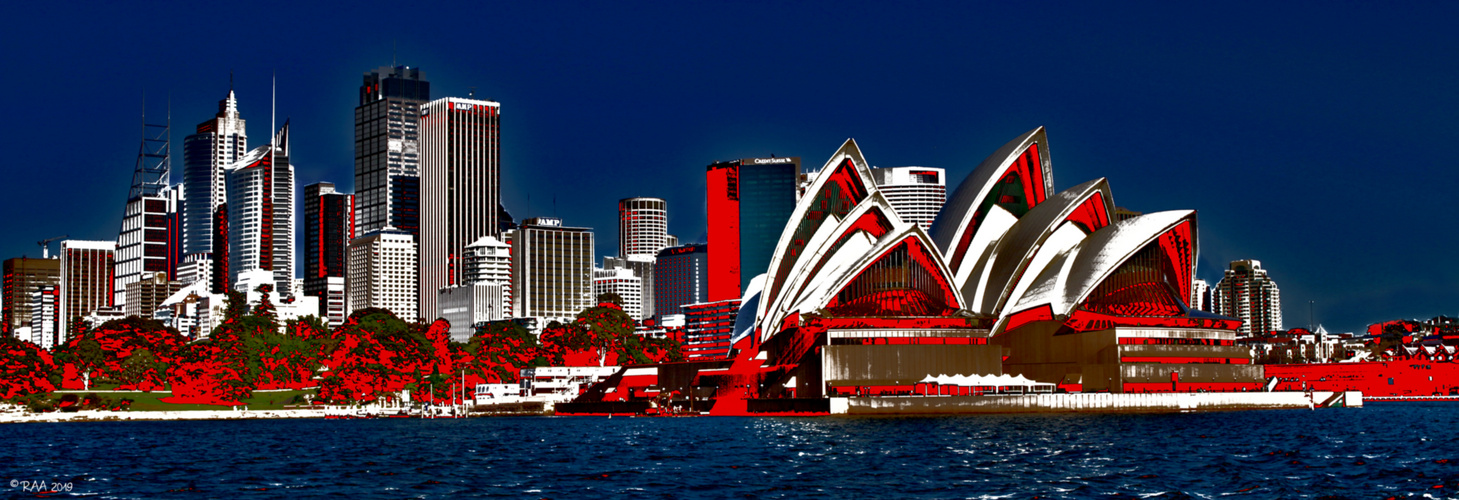 Sydney - Skyline mit Oper