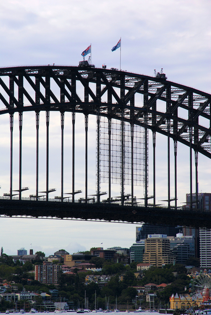 Sydney Über die Brücke gehen...