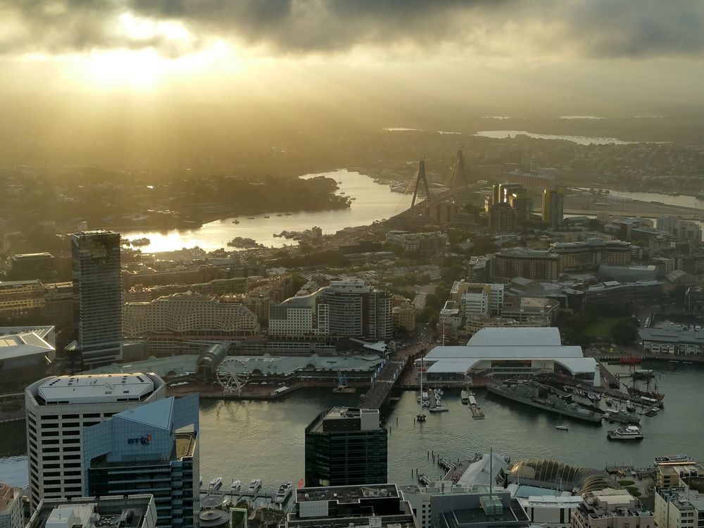 Sydney vor Sonnenuntergang