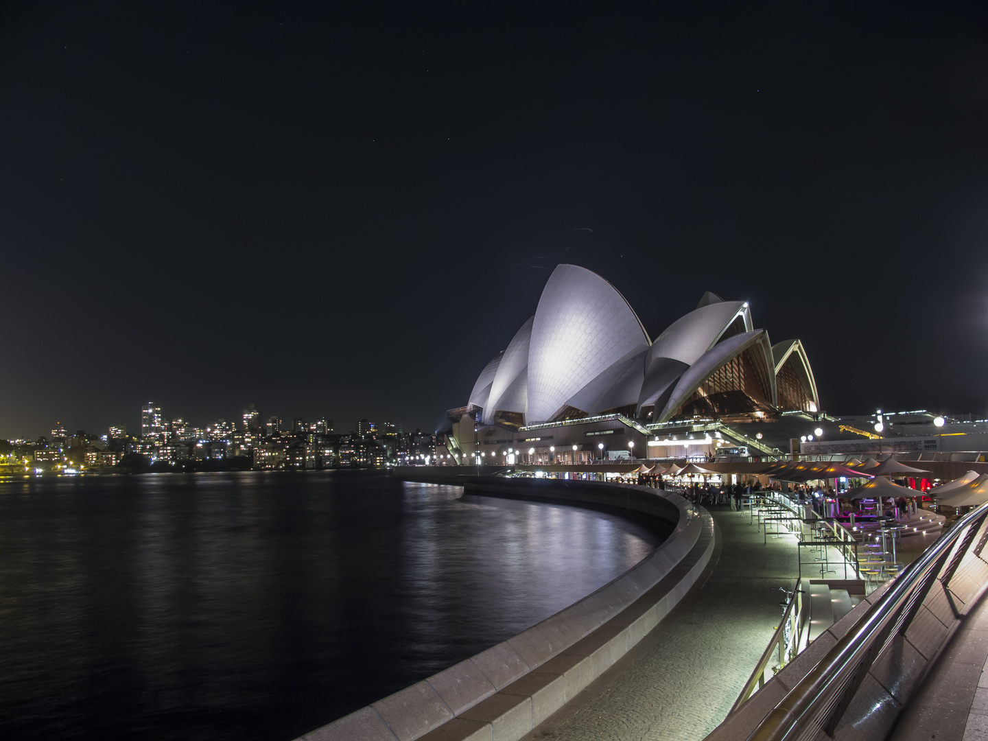 Sydneys Opera House by Night