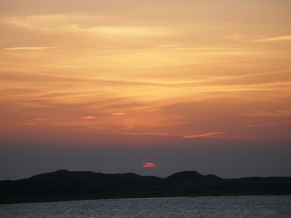 " SYLT 17 " " ABENDROT AM KÖNIGSHAFEN "