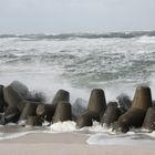 SYLT 2009 - Orkantief Dennis - HÖRNUM - Insel - Meer - Tetrapoden