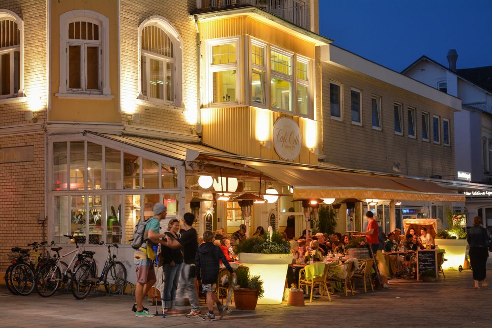 Sylt 2013 - Sommerabend im Cafe Orth in Westerland