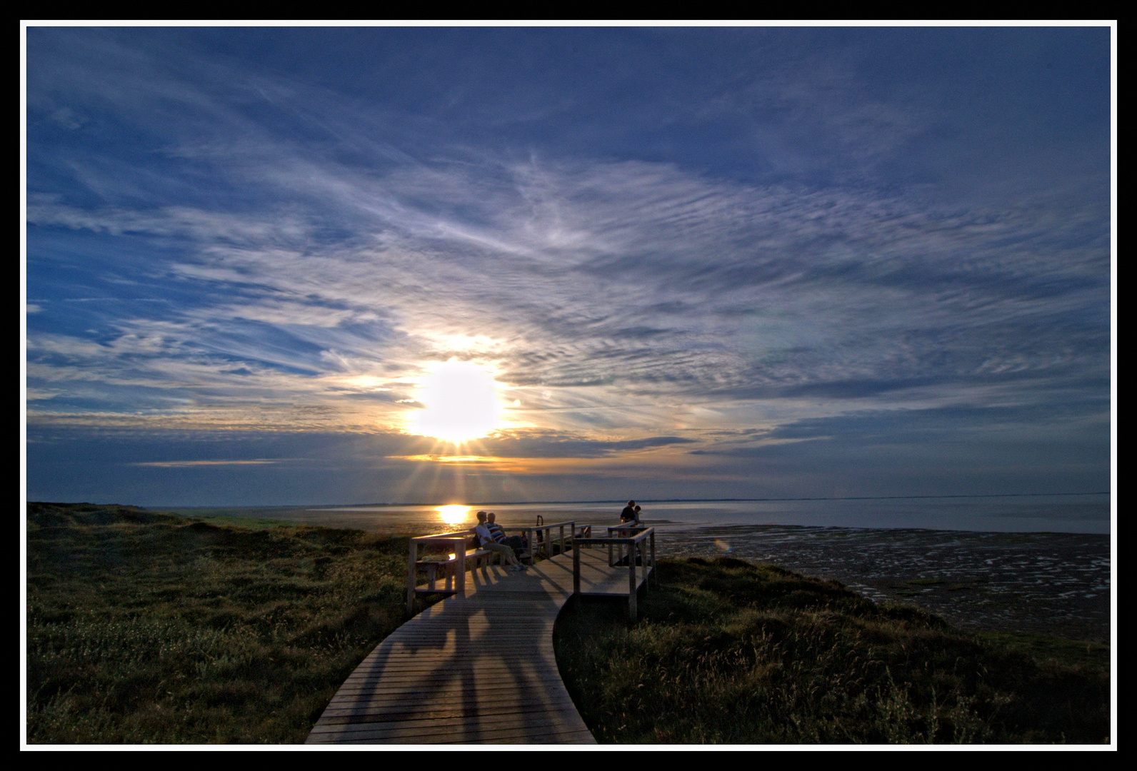 Sylt - Abendsonne am Roten Kliff in Morsum