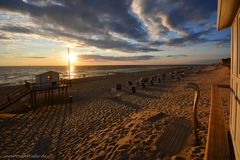 Sylt - Abendstimmung am Strand Westerland