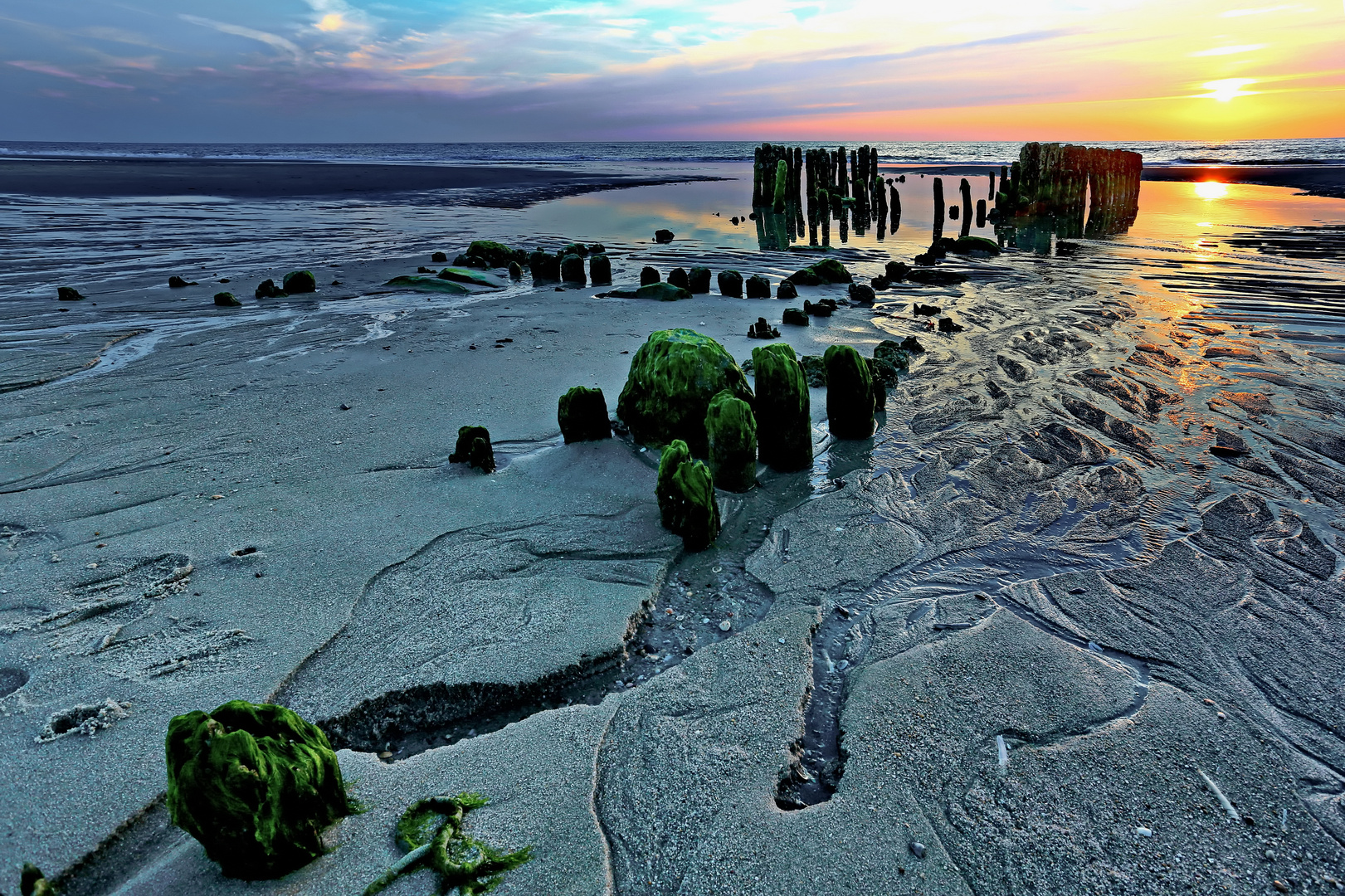 Sylt bei Ebbe im Sonnenuntergang - Reload 