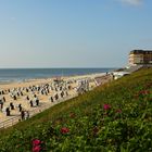 Sylt - Blick auf den Strand von Westerland