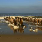 Sylt, Buhnen am Strand vom Klappholttal