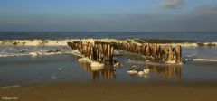 Sylt, Buhnen am Strand vom Klappholttal