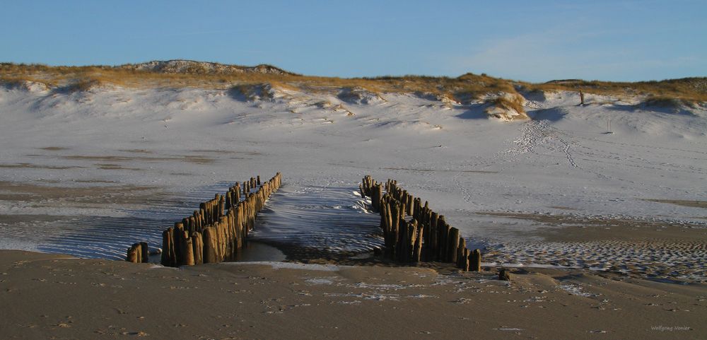 Sylt Buhnen am Westerländer Strand