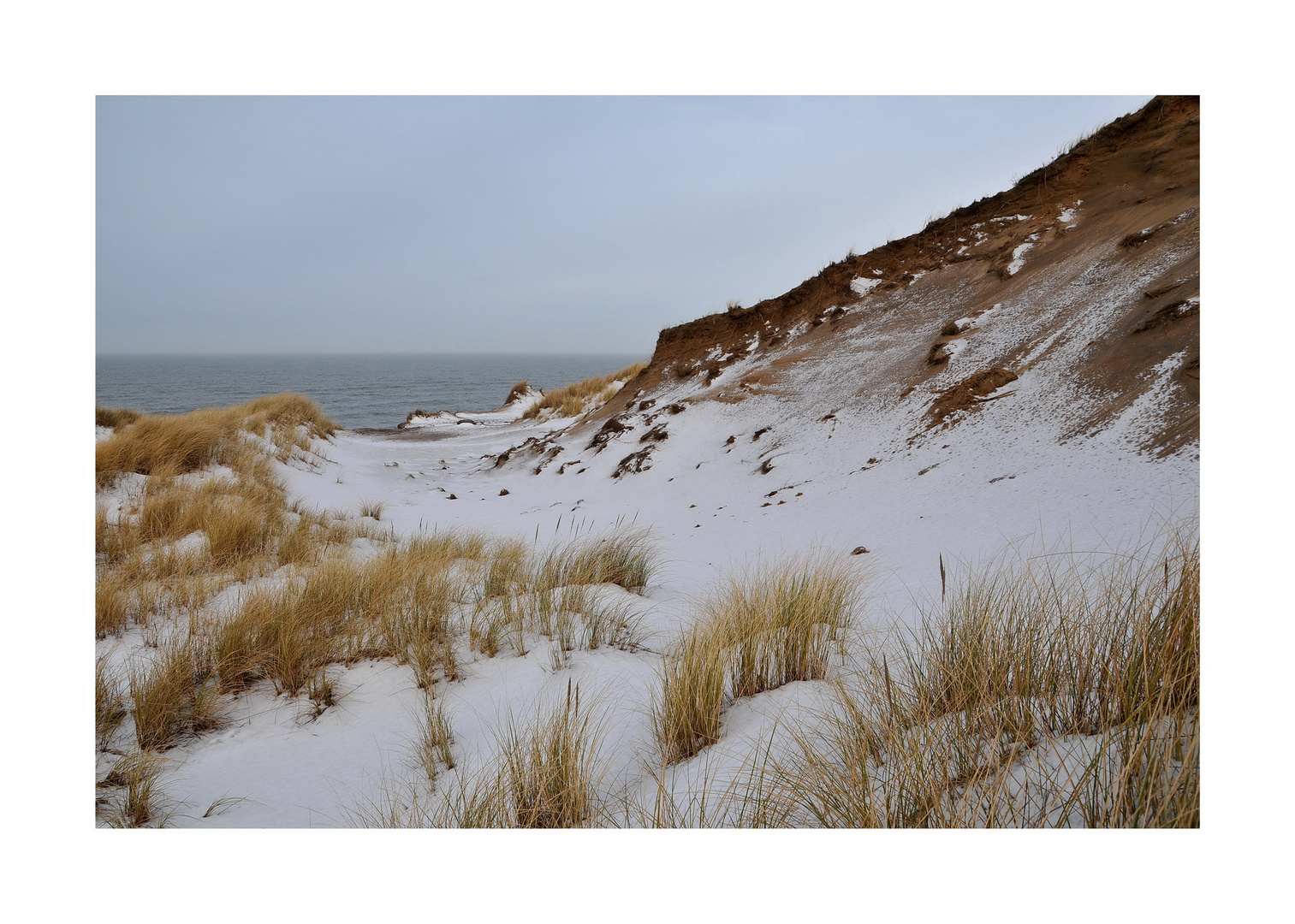 Sylt - coast at wintertime