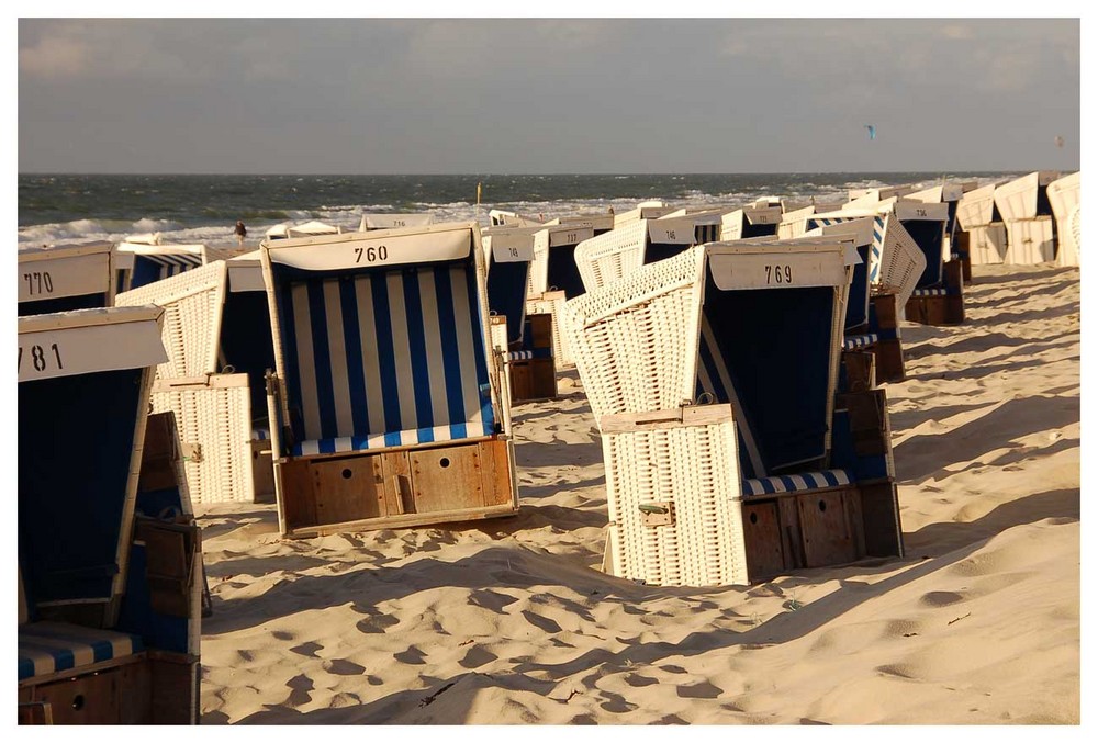 SYLT  feierabend am strand