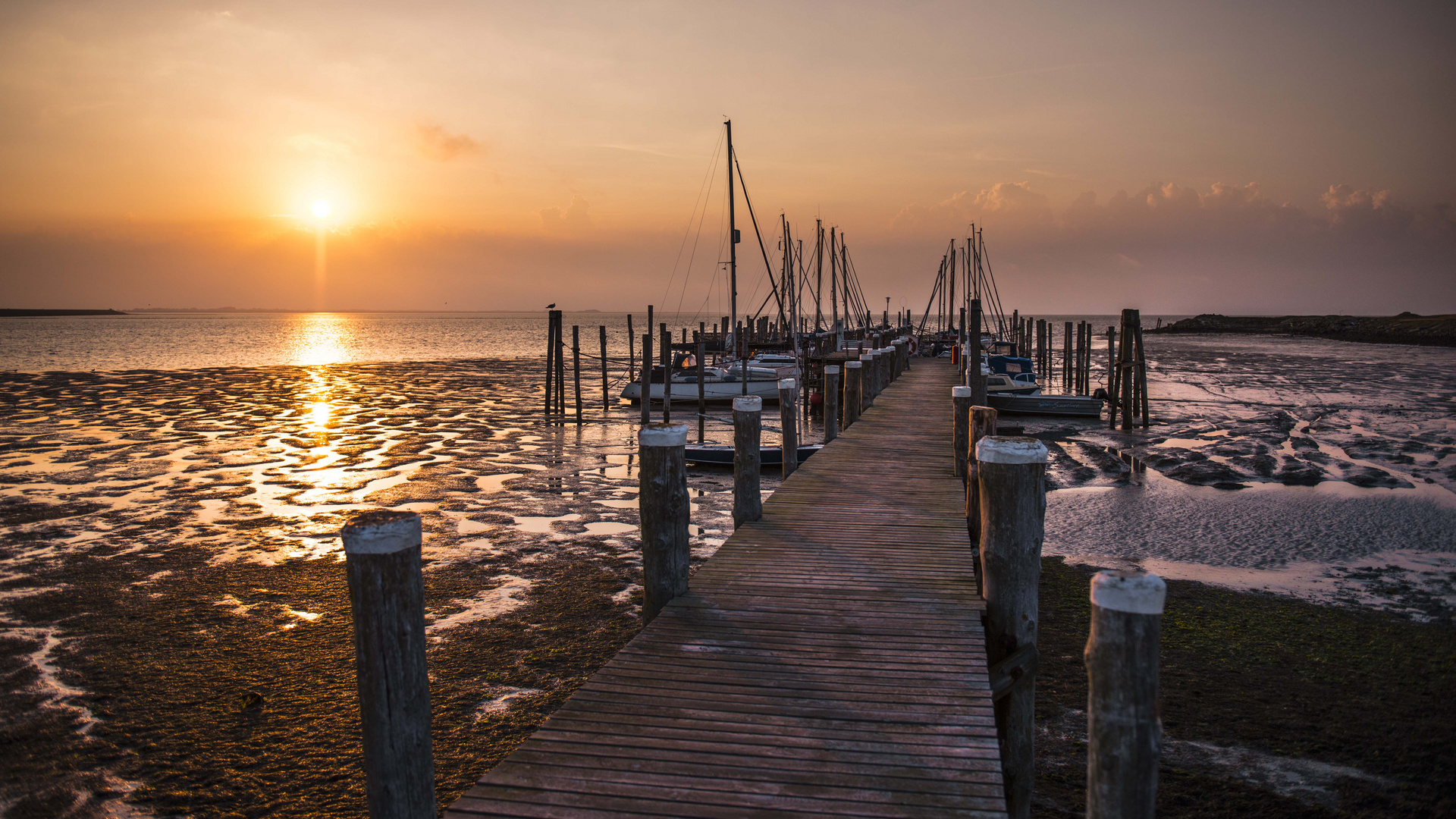 Sylt Hafen Sonnenaufgang