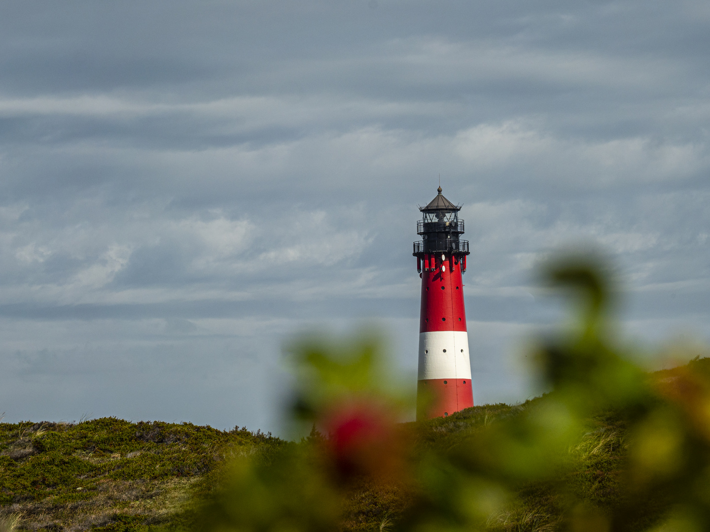 Sylt. Hörnumer Leuchtturm.