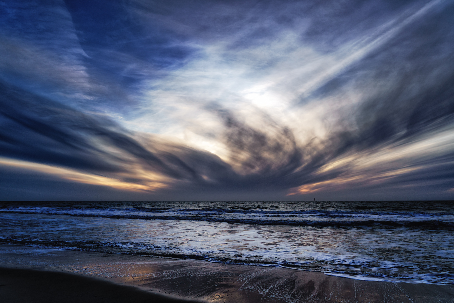 Sylt im Winter - Sonnenuntergang mal anders