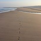 Sylt Impressionen Spuren im Sand