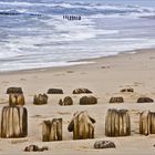 Sylt, Küstenschutz durch Wind, Wellen, Sand profiliert