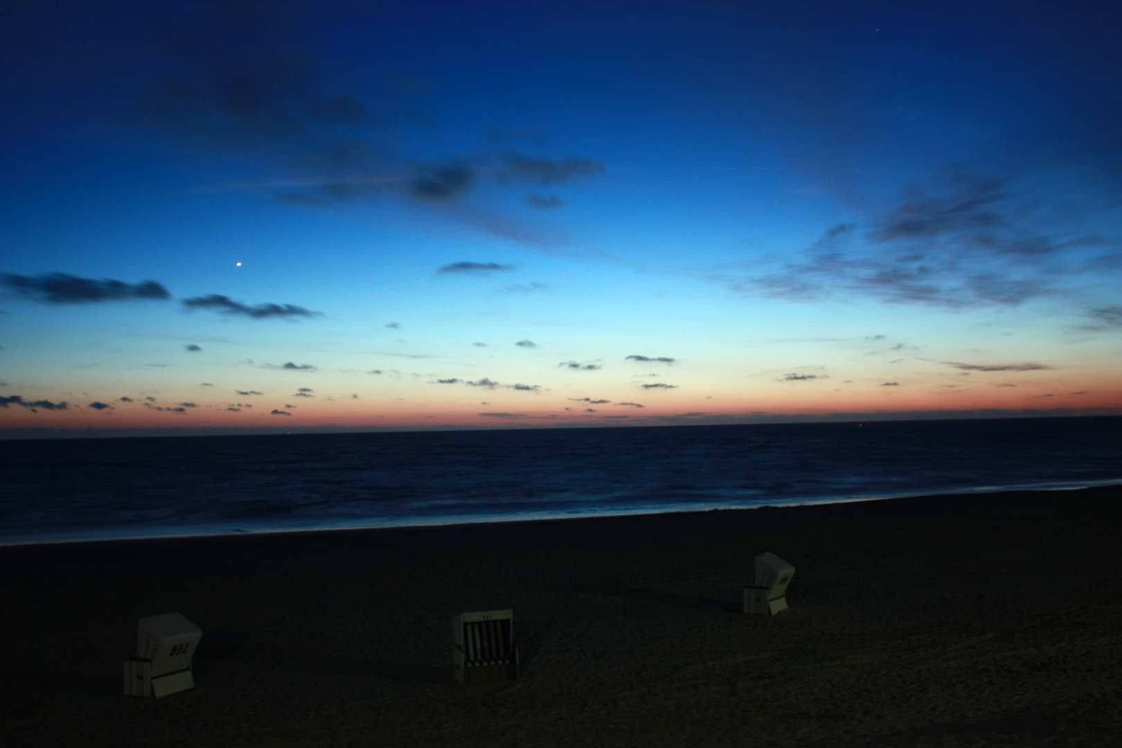 Sylt, lange nach dem Sonnenuntergang