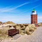 Sylt, Leuchtturm Quermarkenfeuer Rotes Kliff