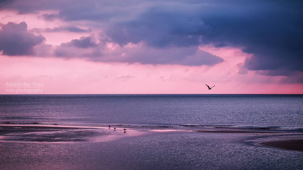 Sylt - Nordsee und Wolken