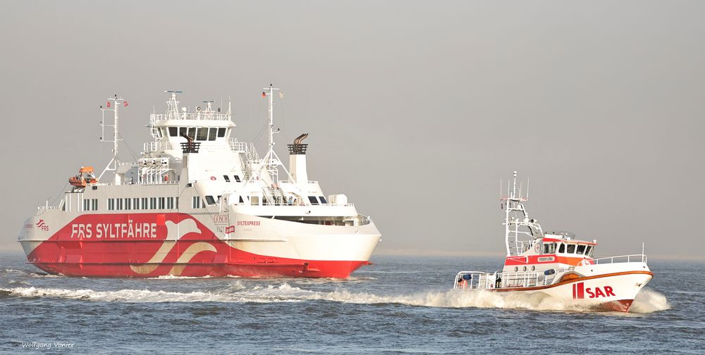 Sylt Seenotretter Pidder Lüng und Syltfähre